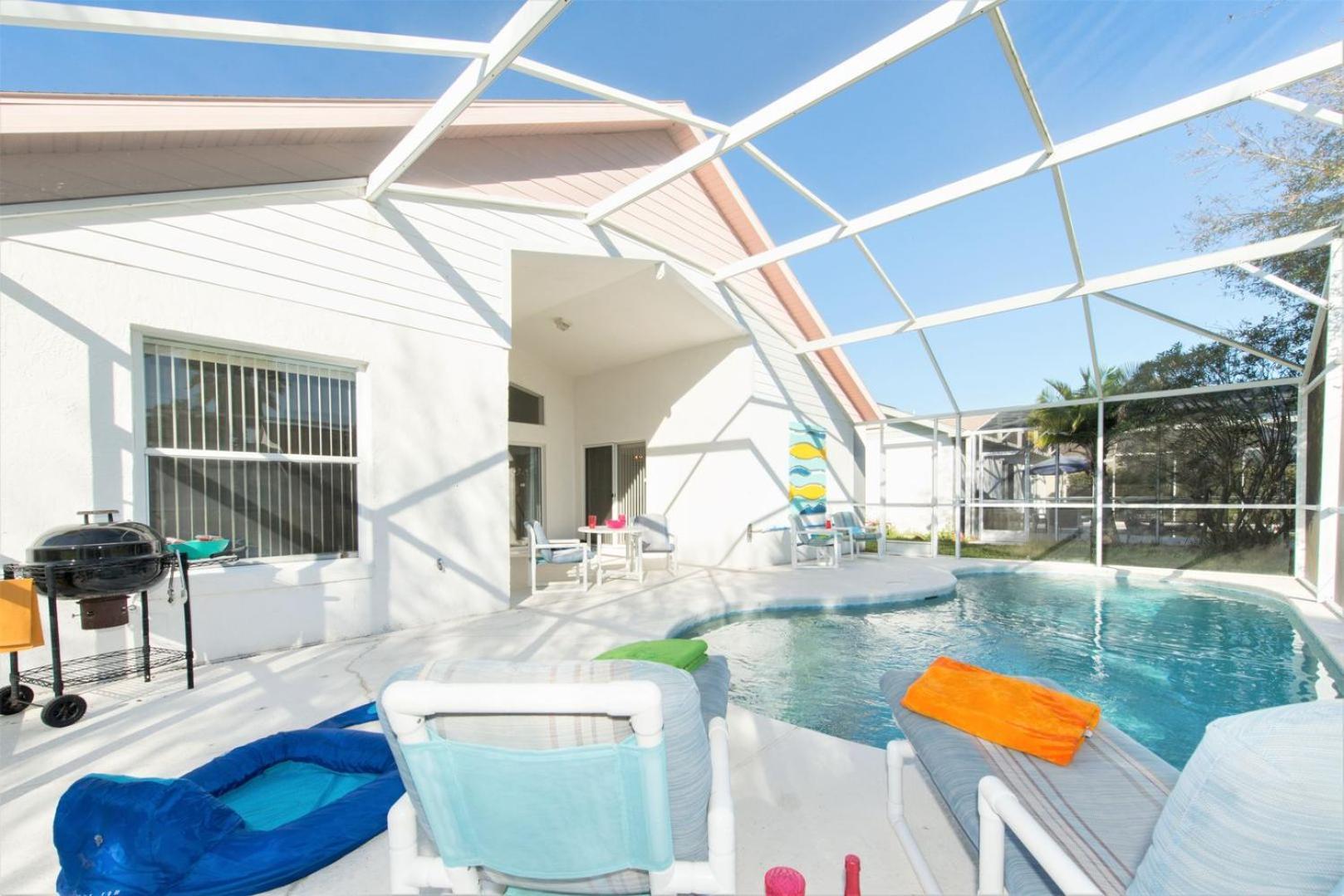 Makin Dreams With White Rose Villas - Private Pool - Game Room - Family Friendly - Nr Disney 基西米 客房 照片